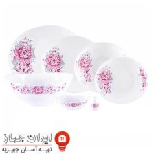 سرویس آرکوپال 28 پارچه بیضی مدل صورتی طرح قدیم پارس اپال 2 Untitled 803