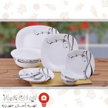 سرویس آرکوپال 28 پارچه چهار گوش مدل پارس اپال