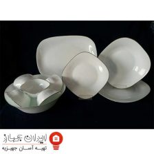 سرویس غذاخوری 26 پارچه چهار گوش فرانسوا آرکوپال