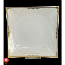 گود 21 ( خورشت خوری ) چینی تقدیس قالب شارلوت گل آرایی آرمیتاژ طلا