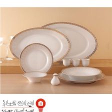 سرویس غذاخوری 108 پارچه چینی زرین ایران سری شهرزاد مدل رومینا ( Romina ) 2 Untitled 885