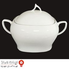 سوپ خوری چینی طوس مدل لب طلا