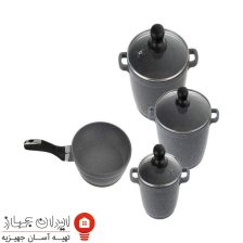 سرویس پخت و پز و ماهیتابه زرساب 7 پارچه مدل ML-7410