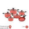 سرویس پخت و پز و ماهیتابه زرساب سری ویولت 12 پارچه مدلVL-7800 12 سرویس پخت و پز و ماهیتابه زرساب سری ویولت 12 پارچه مدلVL-7800
