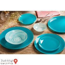 ظروف شیشه ای 25 پارچه دایره ای آرکوفام 1901