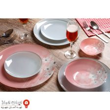 ظروف شیشه ای 25 پارچه دایره ای آرکوفام 1911