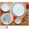 ظروف شیشه ای 25 پارچه دایره ای طرح موج آرکوفام 1 Untitled 1385