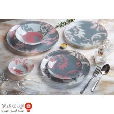 ظروف شیشه ای 25 پارچه دایره ای طرح مارشال آرکوفام