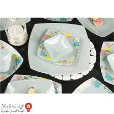 ظروف شیشه ای 25 پارچه طرح شایلی کویین کد797