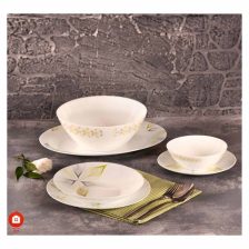 سرویس پذیرایی 28 پارچه طرح شاینر سبز پارس اپال