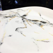 سرویس غذاخوری 26 پارچه آرکوپال مدل مربع طرح ونیز سنگ مشکی 7 arcopal stone black2