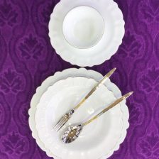 سرویس غذاخوری 26 پارچه لب طلا قالب کنگره 3 kongere tala 4