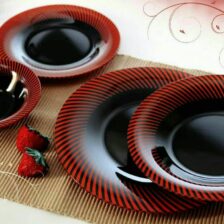 سرویس غذاخوری 25 پارچه 6 نفره آذین اوپال مدل 135