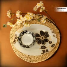 سرویس غذاخوری 25 پارچه 6 نفره آذین اوپال مدل 180 2 آذین 180