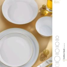 سرویس غذاخوری 26 پارچه گلدن اوپال قالب استراکچر مدل لب طلا 4 سرویس غذاخوری 26 پارچه گلدن اوپال قالب استراکچر مدل لب طلا