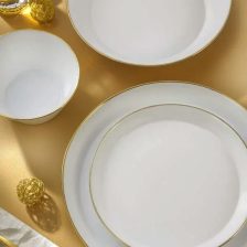 سرویس غذاخوری 26 پارچه گلدن اوپال قالب استراکچر مدل لب طلا 5 سرویس غذاخوری 26 پارچه گلدن اوپال قالب استراکچر مدل لب طلا