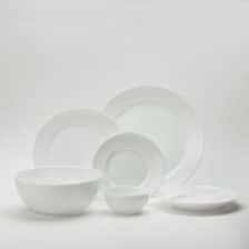 سرویس غذاخوری 26 پارچه گلدن اوپال قالب بن Bone مدل سفید