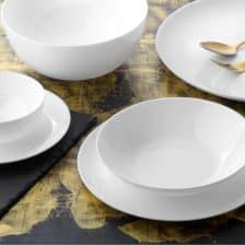 سرویس غذاخوری 26 پارچه گلدن اوپال قالب دیوالی مدل سفید