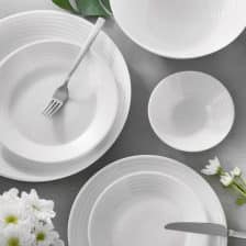 سرویس غذاخوری 26 پارچه گلدن اوپال قالب هارنا مدل سفید