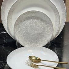 سرویس 26 پارچه مقصود | طرح صدف لوستر