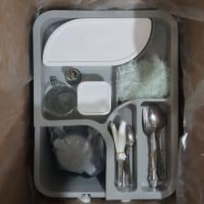 سرویس مسافرتی 70 پارچه 6 نفره پونا پلاست ا Travel service 70 pieces Poona Plast 16 پک مسافرتی 70 پارچه