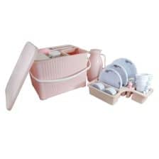 سرویس مسافرتی 70 پارچه 6 نفره پونا پلاست ا Travel service 70 pieces Poona Plast 15 پک مسافرتی 70 پارچه