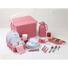 سرویس مسافرتی 70 پارچه 6 نفره پونا پلاست ا Travel service 70 pieces Poona Plast 5 پک مسافرتی 70 پارچه