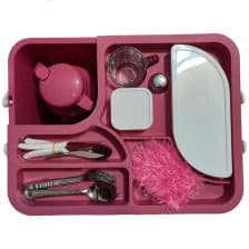 سرویس مسافرتی 70 پارچه 6 نفره پونا پلاست ا Travel service 70 pieces Poona Plast 14 پک مسافرتی 70 پارچه