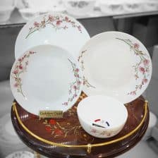 سرویس غذاخوری آرکوپال مقصود 26 پارچه مدل بهار صورتی 2 سرویس 26 پارچه مقصود | طرح بهار صورتی