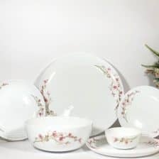 سرویس 26 پارچه مقصود | طرح بهار صورتی