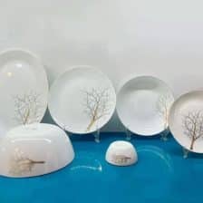 سرویس 26 پارچه مقصود | طرح درخت طلا لب طلا