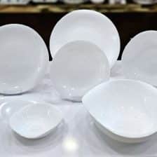 سرویس غذاخوری 26 پارچه گلدن اوپال قالب ولاره Volare مدل سفید