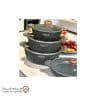 iranjahaz 8 piece granite pot set Ryton