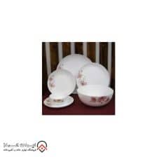 iranjahaz Arcopal Dining set Round maghsoud pink Jalin model 3