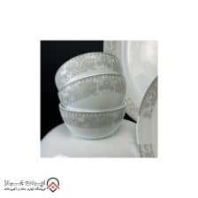 iranjahaz Arcopal Maghsoud Dining set Negin Grey model 4