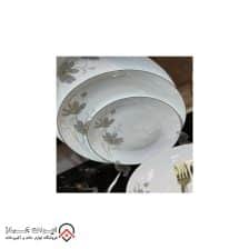 iranjahaz Arcopal dining set round gray Gold Rimmed chanel 2