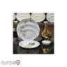 iranjahaz Arcopal dining set round gray Gold Rimmed chanel 4