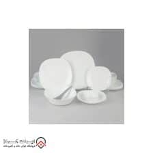 سرویس غذاخوری آرکوپال مربع لب نقره ای مقصود