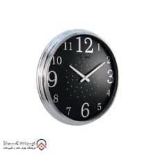 iranjahaz Artemis Wall clock model 2000 Silver Black Dial 2