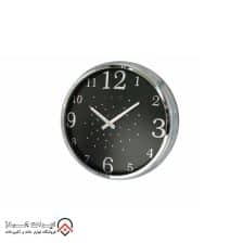 iranjahaz Artemis Wall clock model 2000 Silver Black Dial 3