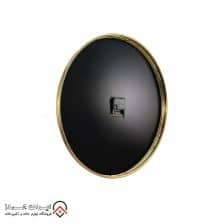 iranjahaz Artemis wall clock model 2000 Gold Black Dial 2