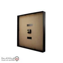 iranjahaz Artemis wall clock model 2026 Black Black Dial Gold numbers 5