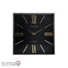 iranjahaz Artemis wall clock model 2026 Black Black Dial Gold numbers