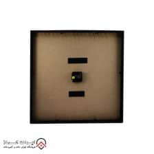 iranjahaz Artemis wall clock model 2026 Black Black Dial and Silver numbers 4