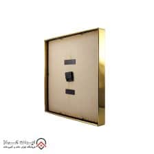 iranjahaz Artemis wall clock model 2026 Gold Black Dial 5