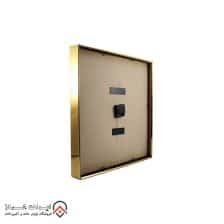 iranjahaz Artemis wall clock model 2026 Gold Black Dial 6