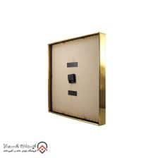 iranjahaz Artemis wall clock model 2026 Gold White Dial 5