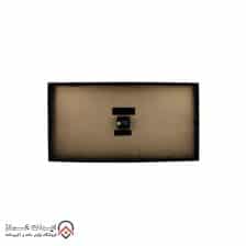 iranjahaz Artemis wall clock model 2027 Black Black Dial Gold numbers 4