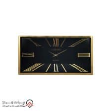 ساعت دیواری آرتمیس مدل 2027 گلد صفحه مشکی