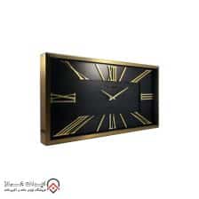 iranjahaz Artemis wall clock model 2027 Gold Black Dial 2
